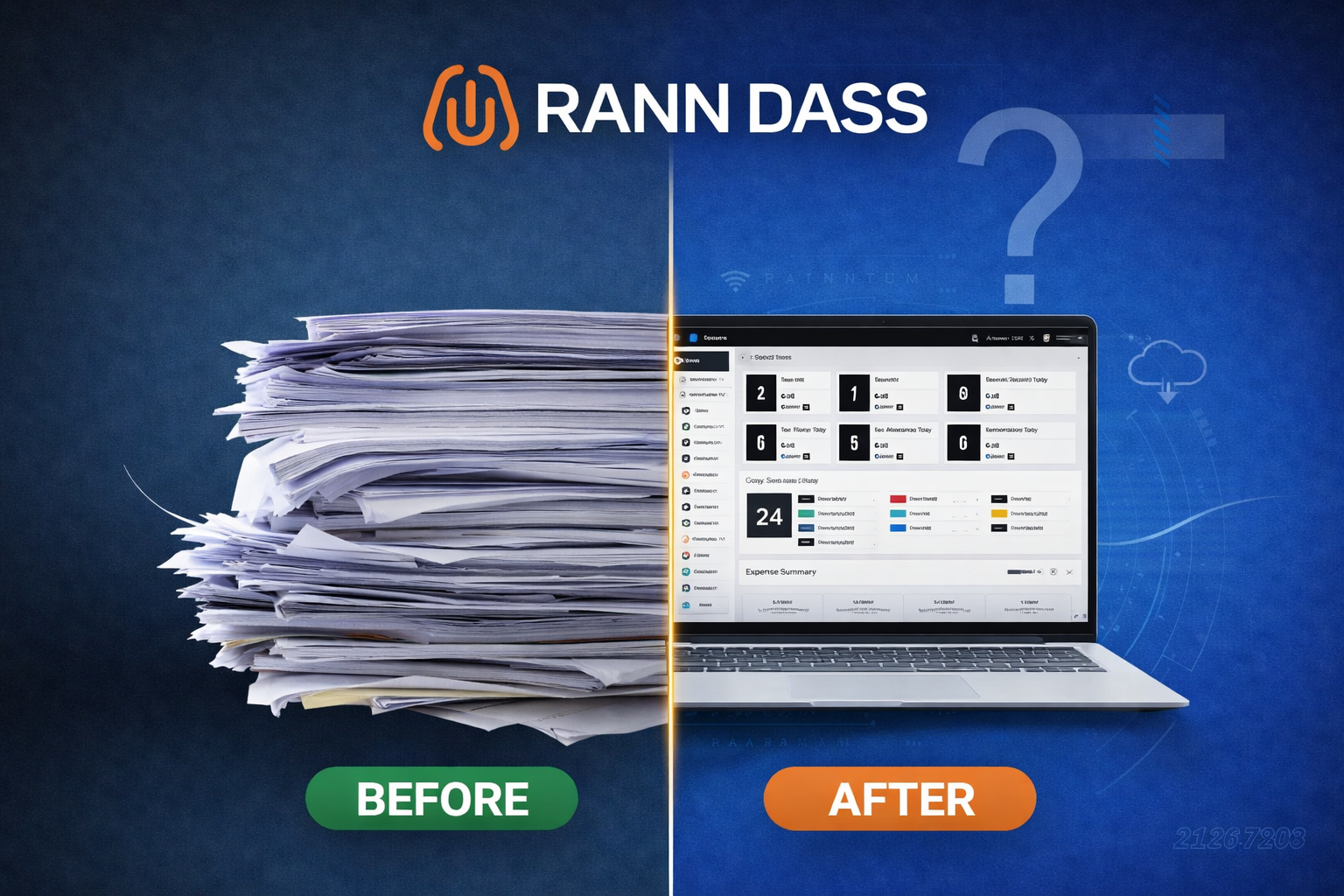 Ranndass School ERP Software Dashboard Interface