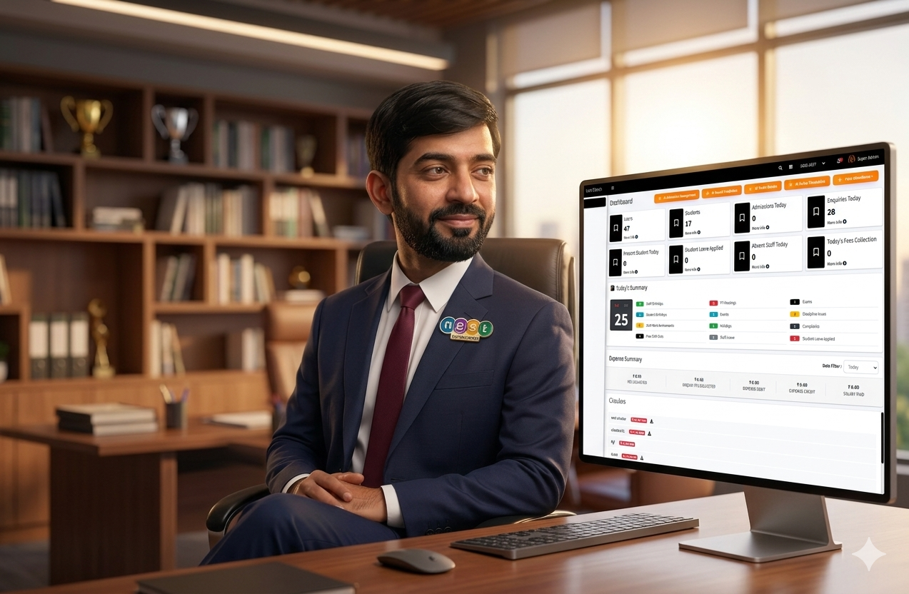 Ranndass School ERP Dashboard